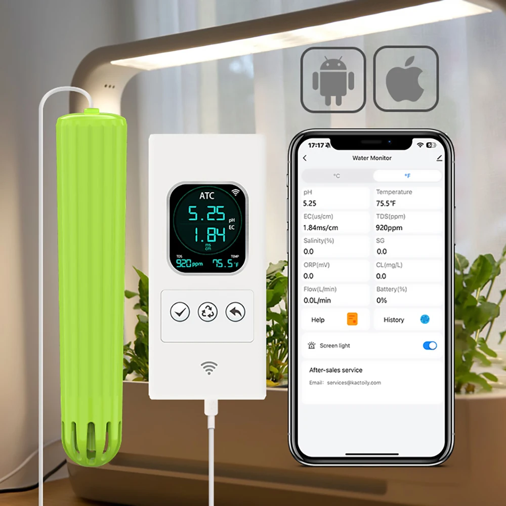 Kactoily 4-in-1 WiFi Sensor Ur - Urban Farming Urban Gardening 评论和价格